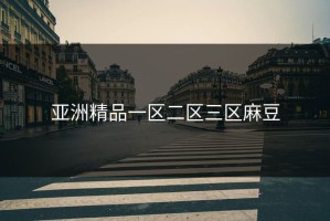 亚洲精品一区二区三区麻豆