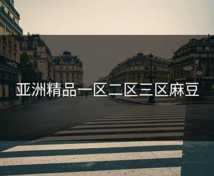 亚洲精品一区二区三区麻豆