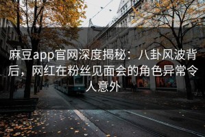 麻豆app官网深度揭秘：八卦风波背后，网红在粉丝见面会的角色异常令人意外